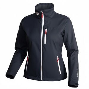 Helly Hansen Women’s Navy Blue Waterproof Mid Layer Jacket Windproof Size Medium